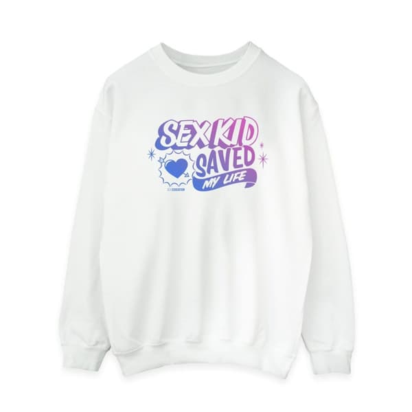 Netflix Dam/Tjej Sex Education Sex Kid Sweatshirt i blandväv