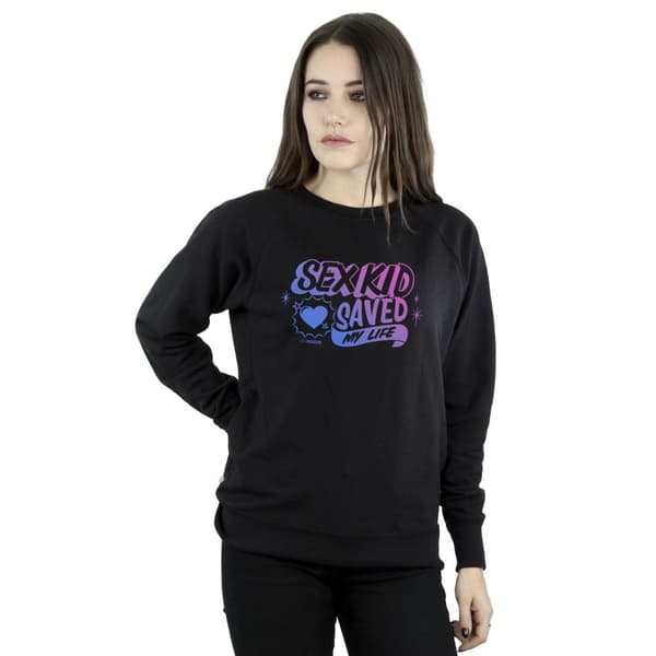 Netflix Dam/Tjej Sex Education Sex Kid Sweatshirt i blandväv