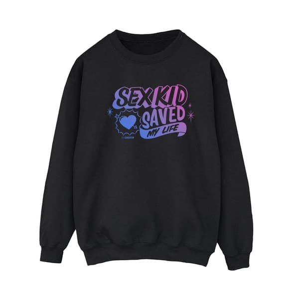 Netflix Dam/Tjej Sex Education Sex Kid Sweatshirt i blandväv