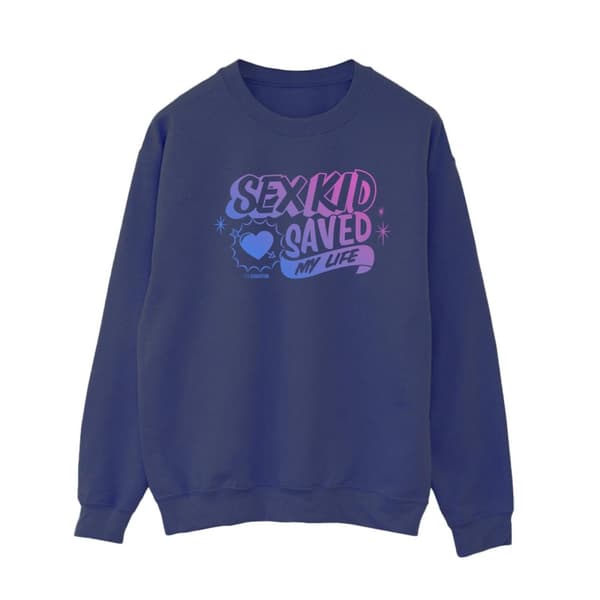 Netflix Dam/Tjej Sex Education Sex Kid Sweatshirt i blandväv