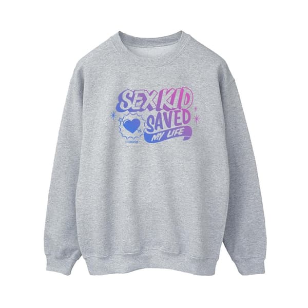 Netflix Dam/Tjej Sex Education Sex Kid Sweatshirt i blandväv