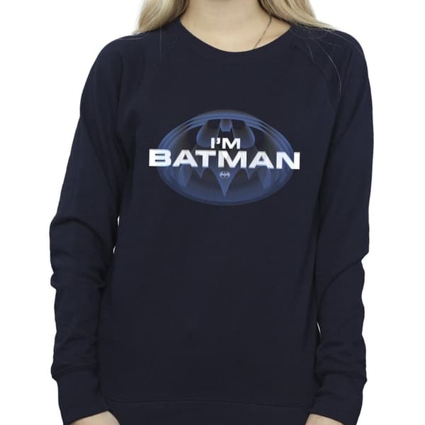 DC Comics Dam/Tjej The Flash I´m Batman Sweatshirt