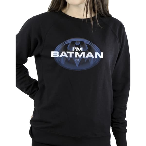 DC Comics Dam/Tjej The Flash I´m Batman Sweatshirt