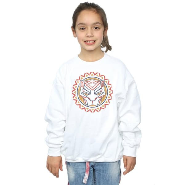 Marvel Girls Black Panther Tribal Panther Icon Sweatshirt