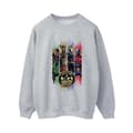 Miniatyrbild 1 av 3: DC Comics Dam/Tjej Svart Adam JSA Guldmärke Sweatshirt
