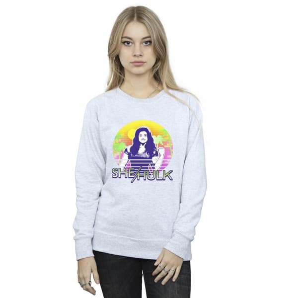 Marvel Womens/Ladies She-Hulk: Attorney At Law Sunset Smile Sweatshirt