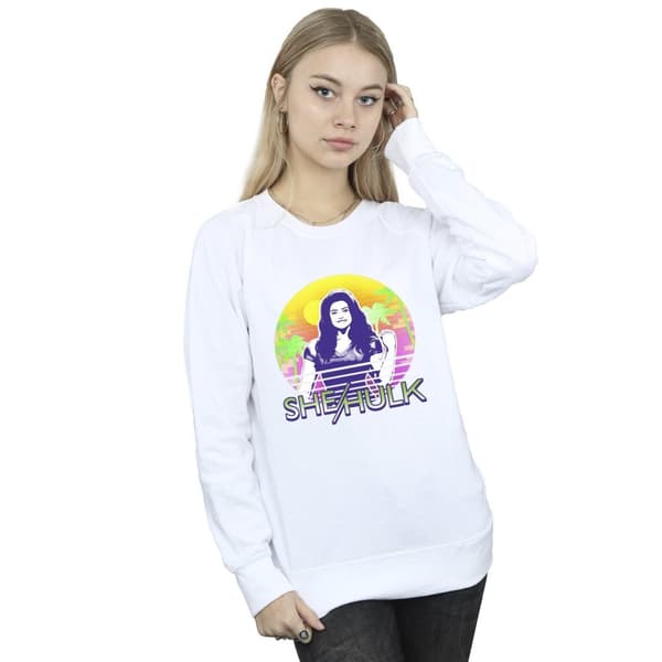 Marvel Womens/Ladies She-Hulk: Attorney At Law Sunset Smile Sweatshirt