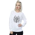 Miniatyrbillede 2 af 3: Marvel Womens/Ladies Spider-Man Web Logo Sweatshirt