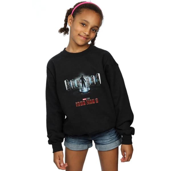 Marvel Studios Girls Iron Man 3 Poster Sweatshirt