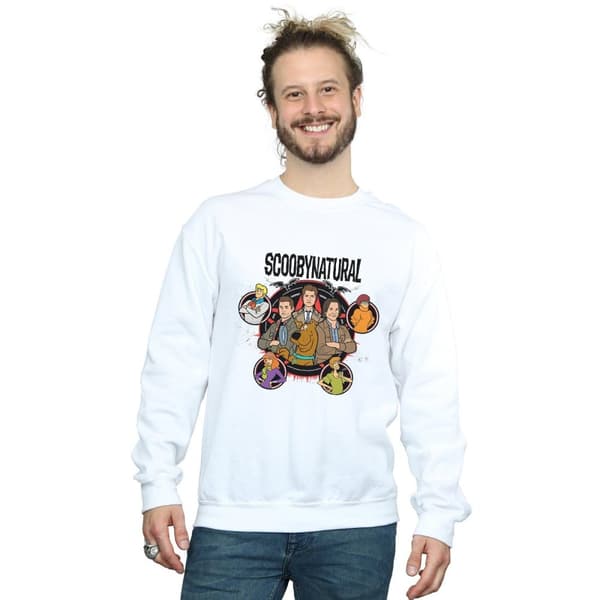Scoobynatural Mens Characters Star Sweatshirt