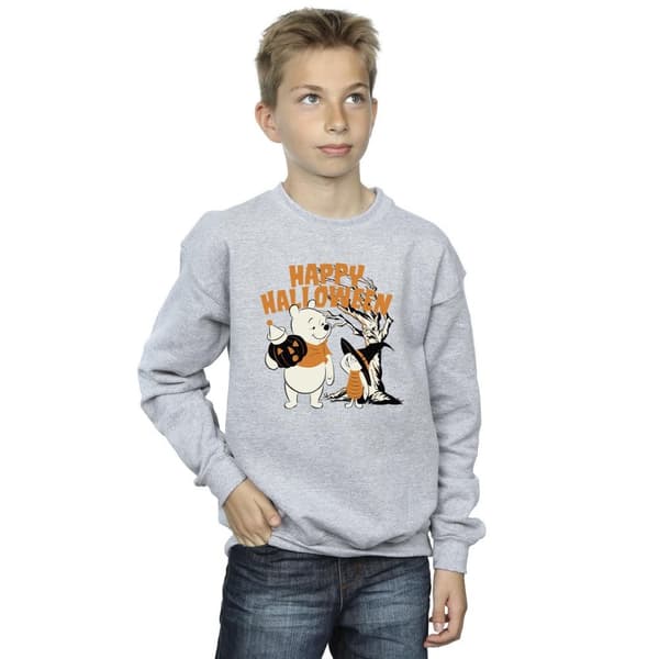 Disney Pojkar Winnie The Pooh And Piglet Happy Halloween Sweatshirt