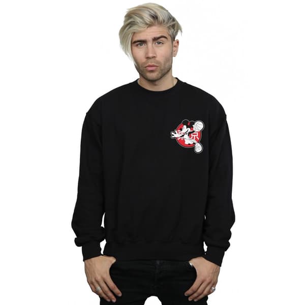 Disney Mens Mickey Mouse Dunking Sweatshirt