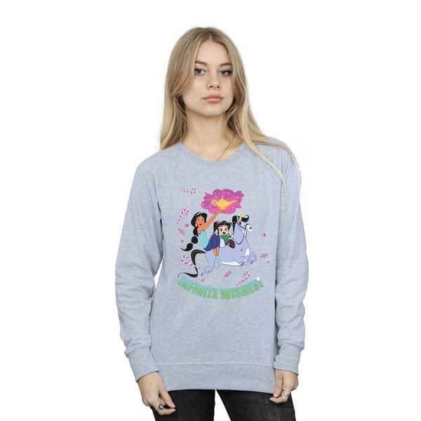 Disney Dam/Tjej Wreck It Ralph Jasmine And Vanellope Sweatshirt