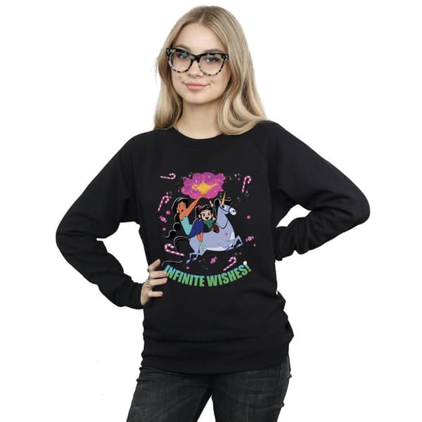 Disney Dam/Tjej Wreck It Ralph Jasmine And Vanellope Sweatshirt