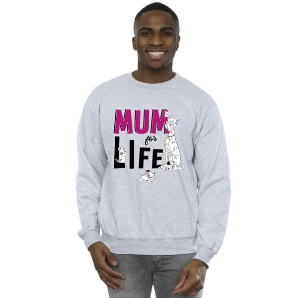 Disney Mens 101 Dalmatians Mum For Life Sweatshirt
