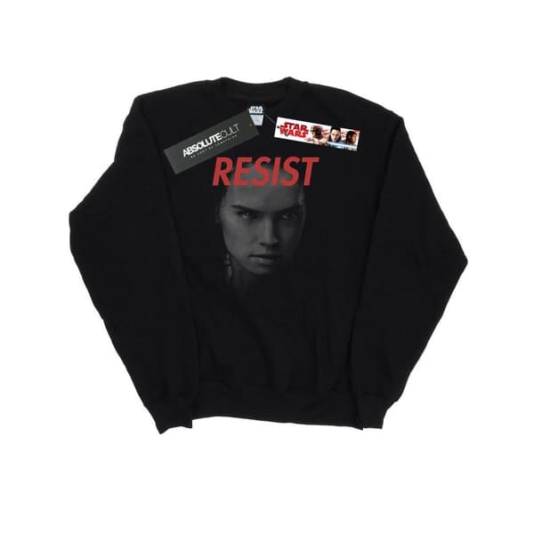 Star Wars Mens The Last Jedi Rey Face Sweatshirt