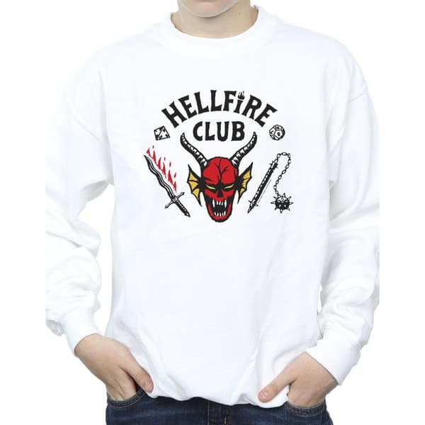 Netflix Boys Stranger Things Hellfire Club Sweatshirt