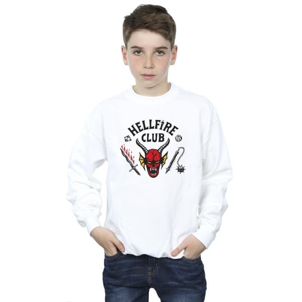 Netflix Boys Stranger Things Hellfire Club Sweatshirt