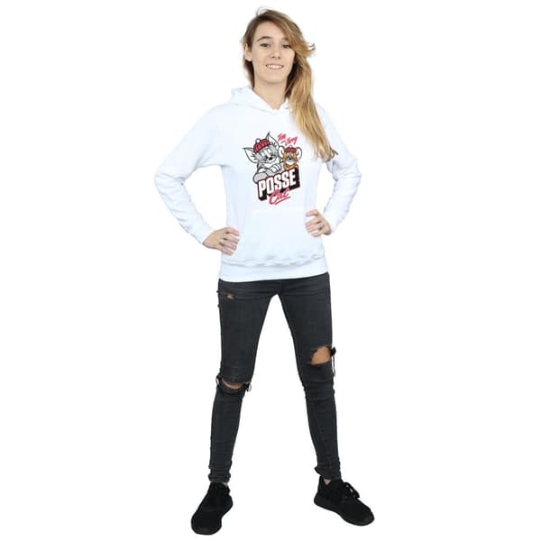 Tom And Jerry Womens/Ladies Posse Cat Hoodie
