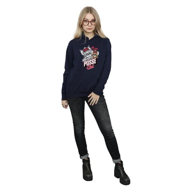 Tom And Jerry Womens/Ladies Posse Cat Hoodie