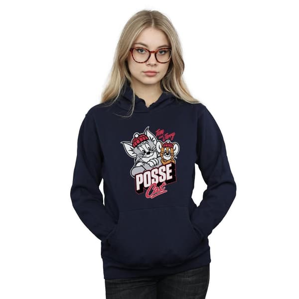 Tom And Jerry Womens/Ladies Posse Cat Hoodie