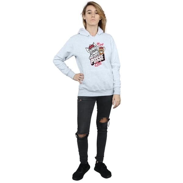 Tom And Jerry Womens/Ladies Posse Cat Hoodie