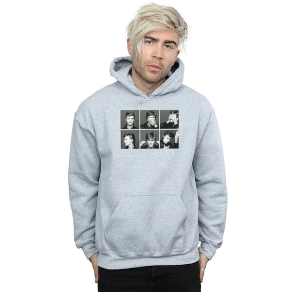 David Bowie Mens Photo Collage Hoodie