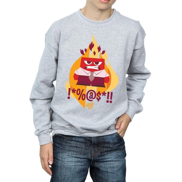 Disney Pojkar Inside Out Fired Up Sweatshirt