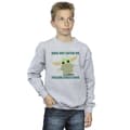 Miniatyrbild 2 av 3: Star Wars Boys The Mandalorian Grogu lyssnar inte Sweatshirt