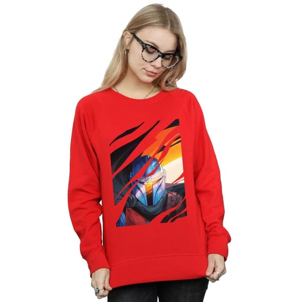 Star Wars Womens/Ladies The Mandalorian Glare Sweatshirt