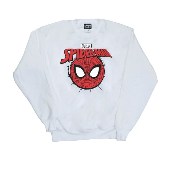 Marvel Womens/Ladies Spider-Man Logo Head Sweatshirt