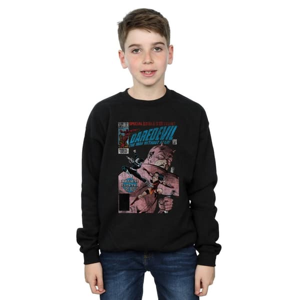 Marvel Boys Daredevil Distressed Bullseye Vs Elektra Cover Sweatshirt