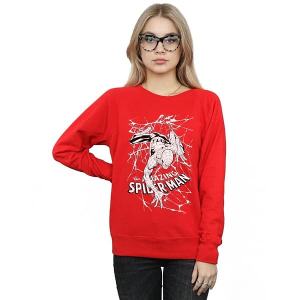 Marvel Dam/Tjej Spider-Man Web Crawler Sweatshirt
