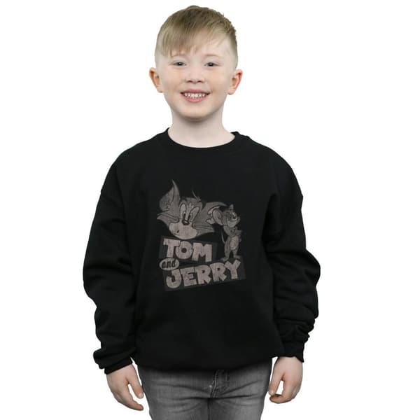 Tom And Jerry Pojkar Cartoon Wink Sweatshirt