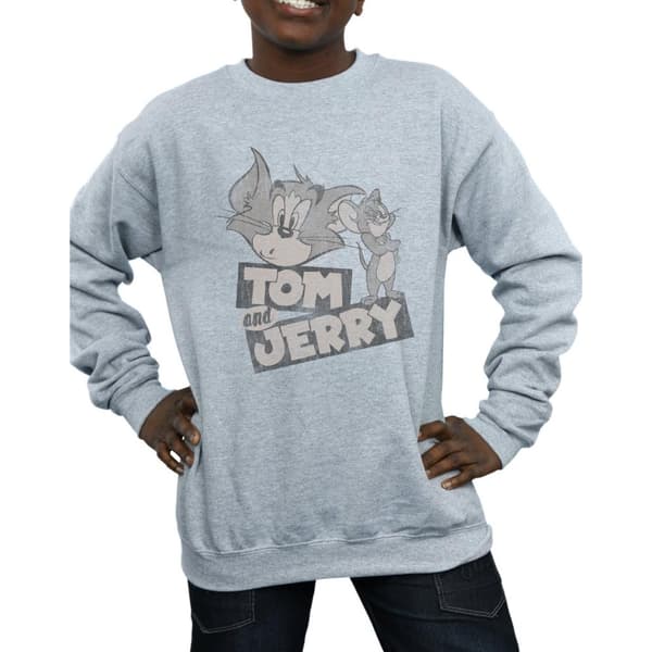 Tom And Jerry Pojkar Cartoon Wink Sweatshirt
