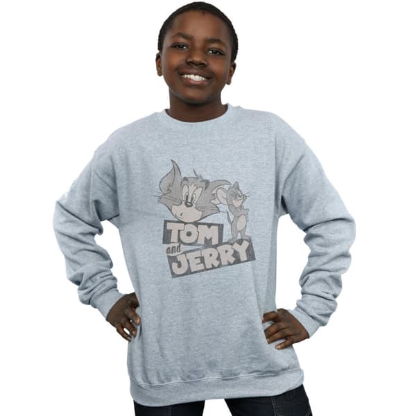 Tom And Jerry Pojkar Cartoon Wink Sweatshirt