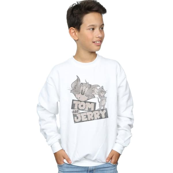 Tom And Jerry Pojkar Cartoon Wink Sweatshirt