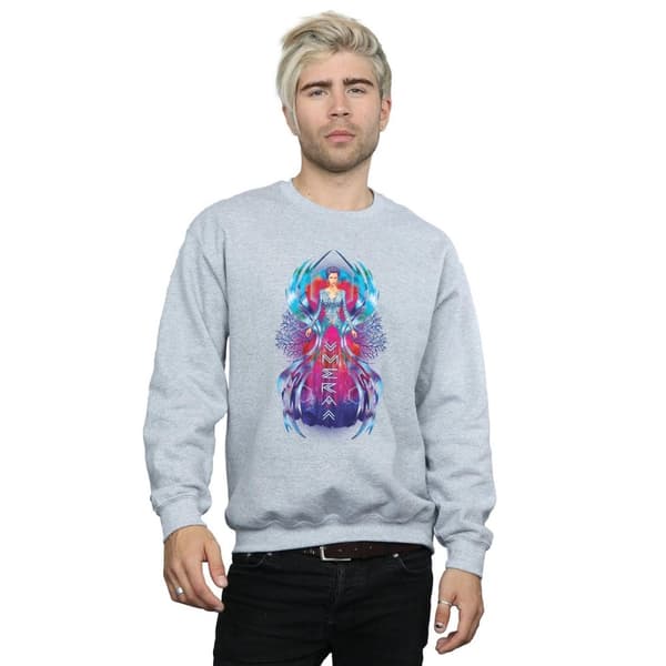 DC Comics Mens Aquaman Mera Dress Sweatshirt