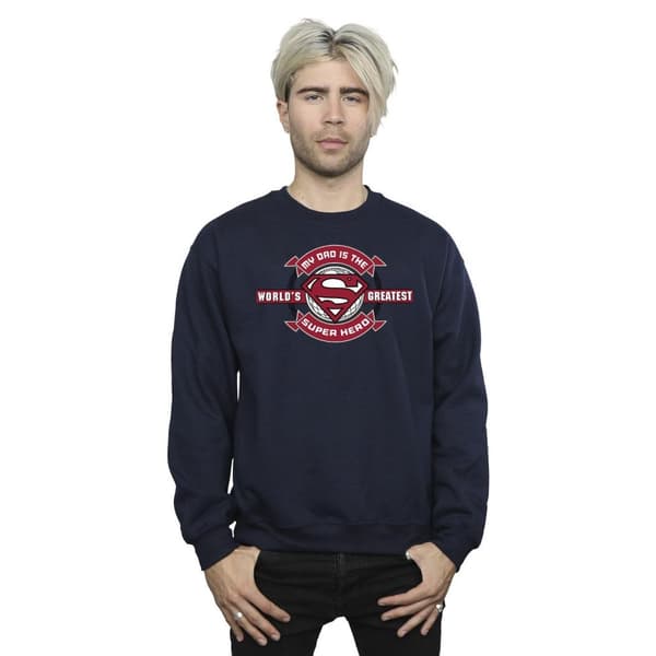 DC Comics Mens Superman Super Hero Sweatshirt