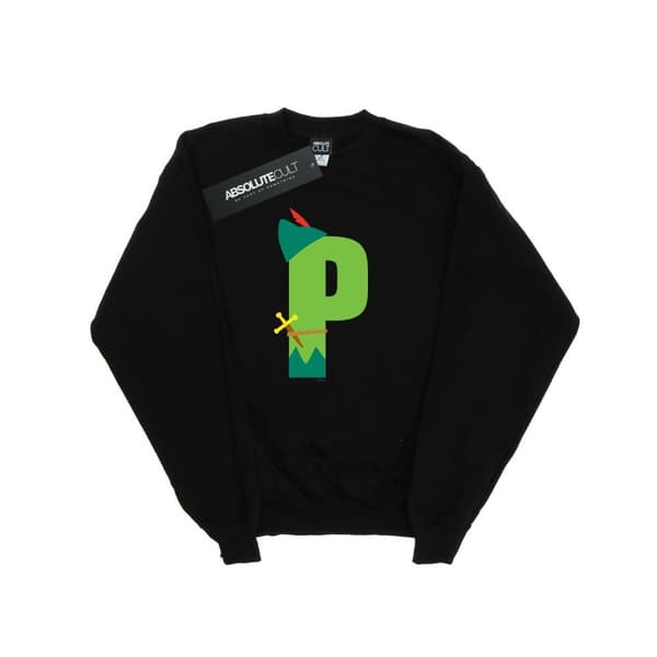 Disney Girls Alphabet P Is For Peter Pan Sweatshirt