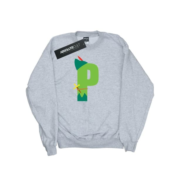 Disney Girls Alphabet P Is For Peter Pan Sweatshirt