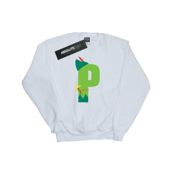 Disney Girls Alphabet P Is For Peter Pan Sweatshirt