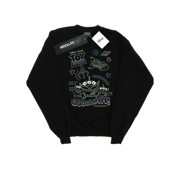 Disney Dam/Tjej Toy Story Neon Little Green Men Sweatshirt