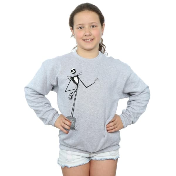 Disney Girls Nightmare Before Christmas Jack Pose Sweatshirt
