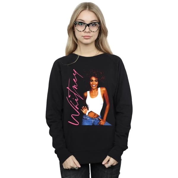 Whitney Houston Womens/Ladies Whitney Smile Sweatshirt