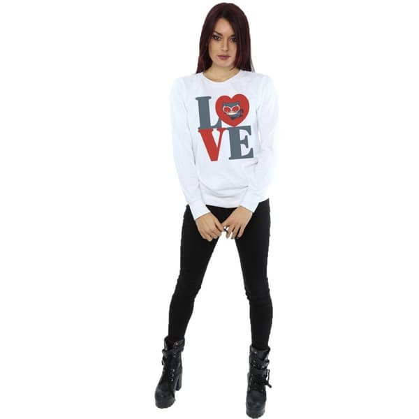 DC Comics Womens/Ladies Chibi Catwoman Love Sweatshirt