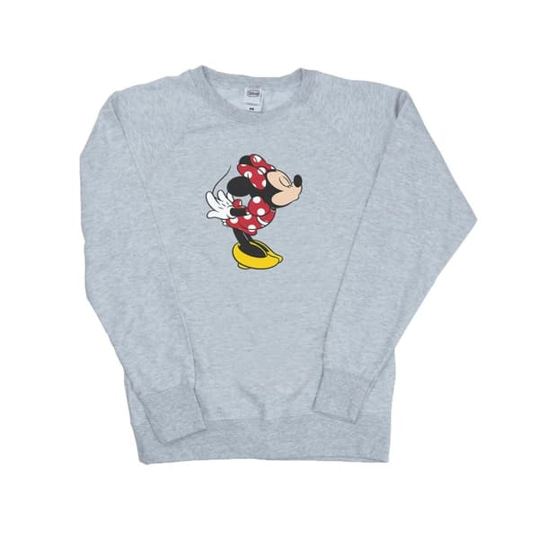 Disney Womens/Ladies Minnie Mouse Split Kiss Sweatshirt