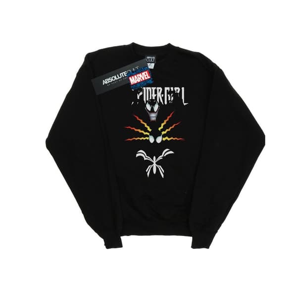 Marvel Mens Spider-Girl Spider Sense Sweatshirt Black 3XL