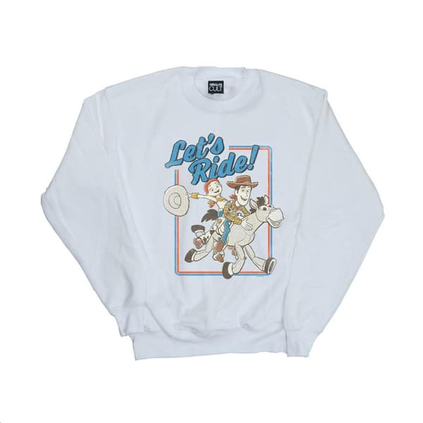 Disney Pojkar Toy Story 4 Let´s Ride Sweatshirt White 5-6 Years