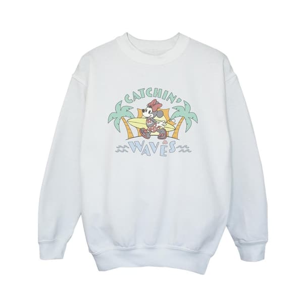 Disney Boys Minnie Mouse Catchin Waves Sweatshirt
